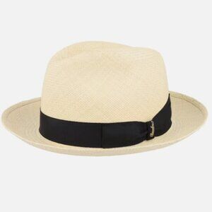 Borsalino Straw Panama Hat - 6⅞ / 55cm, made in Italy, NWTs 🇮🇹